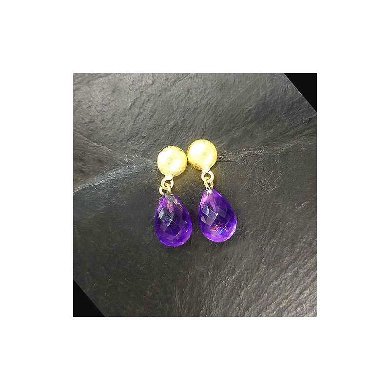 Amethyst Ohrringe Stecker