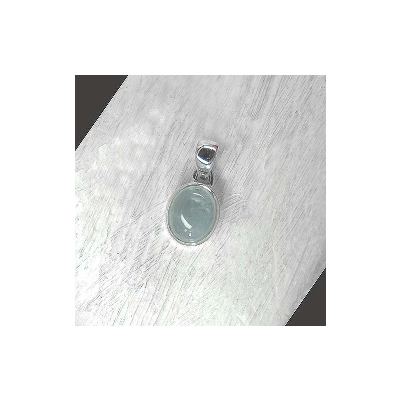 Aquamarin - Anhänger Oval