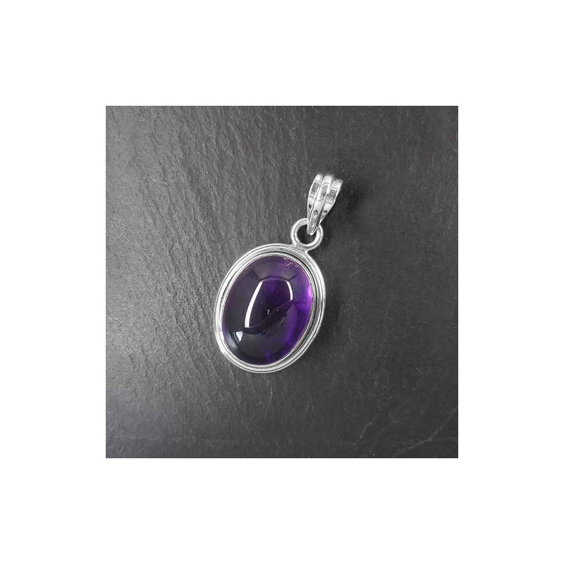 Amethyst Anhänger Oval