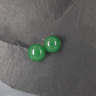 Aventurin Ohrstecker Rund