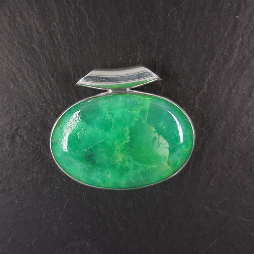 Chrysopras Anhänger (S9)