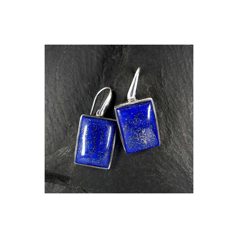 Lapis Lazuli Ohrringe Rechteck