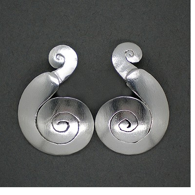 Silberohrstecker Schnecke