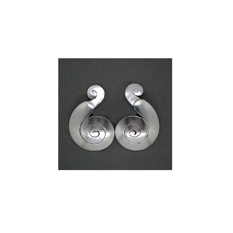 Silberohrstecker Schnecke