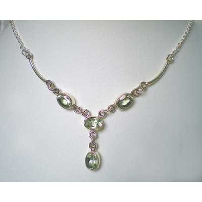 Prasiolith Collier