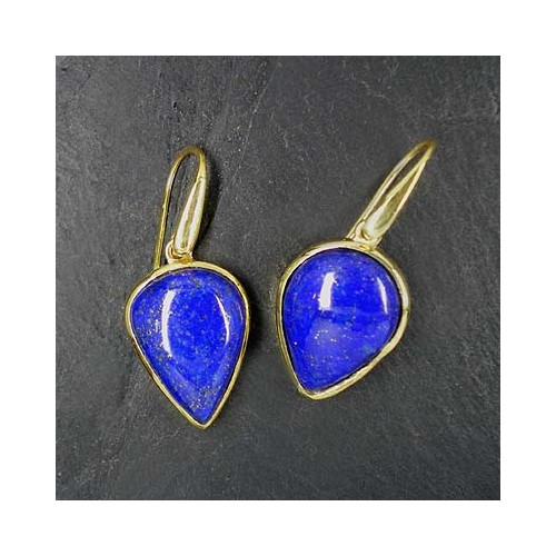 Lapis Lazuli Ohrringe vergoldet