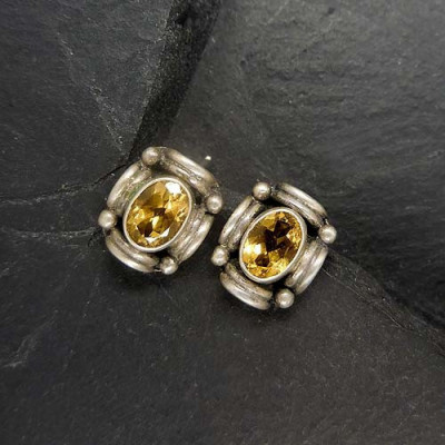 Citrin Ohrstecker