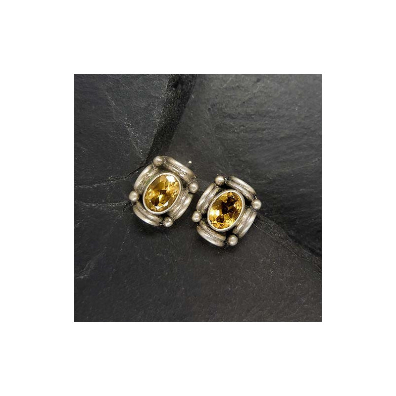 Citrin Ohrstecker