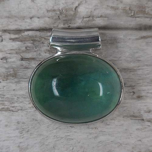 Fluoritanhänger oval (S9)