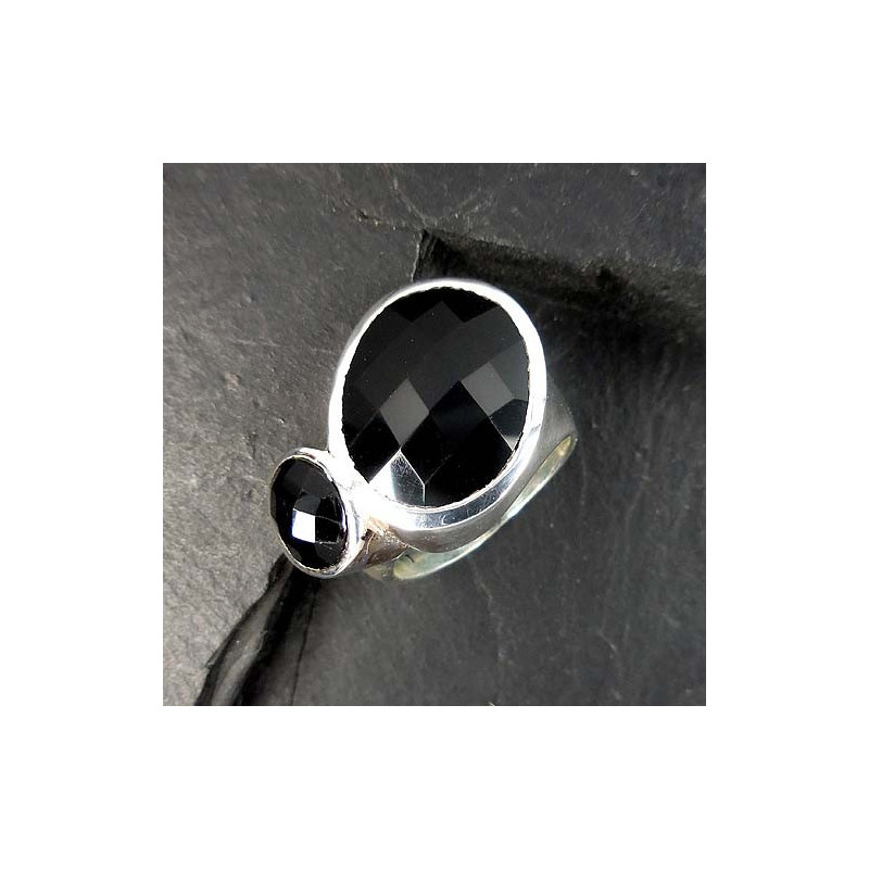 Onyx Ring (2 Steine)