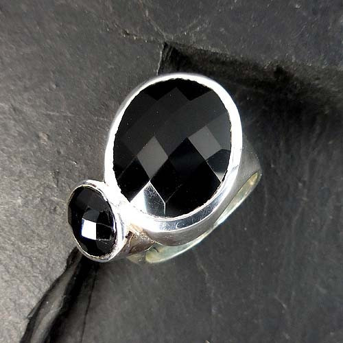 Onyx Ring (2 Steine)