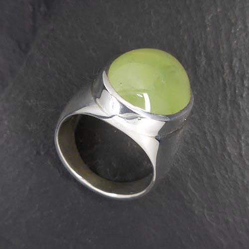 Prehnit Ring oval