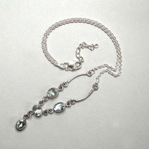 Prasiolith Collier
