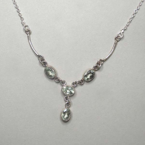 Prasiolith Collier