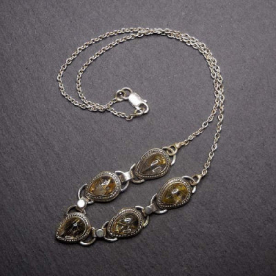 Rutilquarz Collier