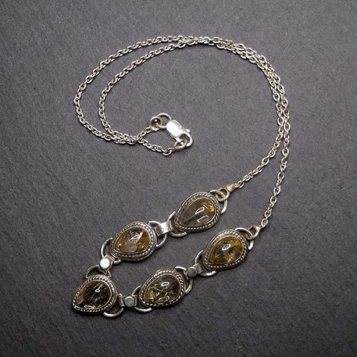 Rutilquarz Collier