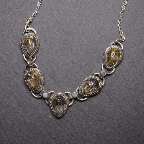 Rutilquarz Collier