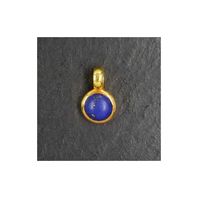 Lapis Lazuli Anhänger Mini vergoldet