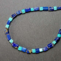 Türkiskette mit Lapis Lazuli und Silberperlen