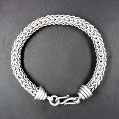 Silberarmband Rund