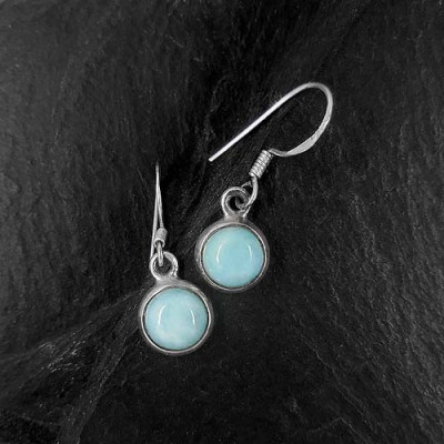 Larimar Ohrringe