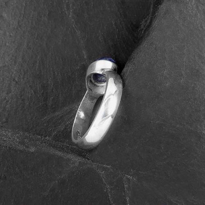 Tansanit Ring Queroval