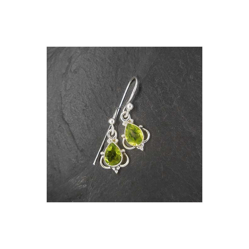 Peridot Ohrringe Tropfen