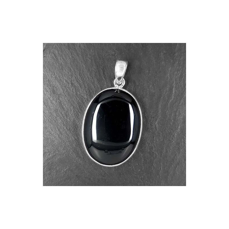 Onyx Anhänger Oval